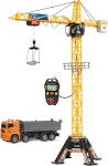 Dickie Toys 48인치 메가 크레인 및 트럭 차량 플레이세트 : 실버.스프링