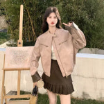 여성 가죽 재킷 핑크 1PICK1 : 보담354