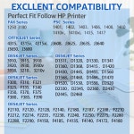 슈퍼잉크 2XL 2 XL용 고수익 잉크 카트리지 교체용으로 DeskJet D520 D2345 F440 F480 F380 D320 오피스젯 435 J3600 J3680 2 21/22... 