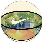 NIKE 나이키 농구 프리미엄 에너지 펄 아이보리/블랙/클로로필 7호 공 BS3046173 : Smile-JP-Store