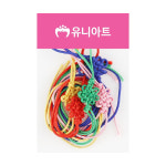 유니아트 전통 매듭 대형 대 혼합 색상 공예 소품 노리개 부자재 만들기 재료 1개 : 나랑다랑해