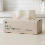 단순생활 뽑아쓰는 일회용 수세미 50매 베이지 - 위생수세미 키친타월형 국내생산 : 네이처스톤