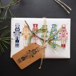 OLYCRAFT 2Pcs 8.6x11 인치 자가 접착 실크 스크린 인쇄 스텐실 크리스마스 호두까기 인형 재사용 가능한 메쉬 DIY 티셔츠 패브릭... 