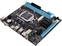LGA1155 DDR3 및 M.2 NVMe 지원을 위한 KIMISS H61 Micro ATX 마더보드 USB 2.0 포트 6개 100Mbps LAN i3 i5 i7과 호환 가능... 