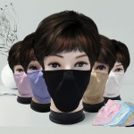 여성 2단 접이식 자외선차단 마스크 햇빛가리개 UV차단 스포츠용 : 키이이스