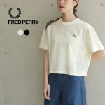 FRED PERRY 프레드페리 G9184 피케 티셔츠 박스핏 여성용 상의 반팔 로고 면 코튼 : 레어바이브