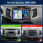 기아 스포티지 2010 2011 2012 2013 2014 2015 2016 무선 카플레이 안드로이드 오토 9 터치스크린 라디오 GPS WiFi 블루투스 AHD 백업... 