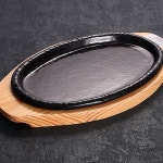 업소 식당 타원형 무쇠 주물 스테이크 팬 고열 조리 요리 플레이팅 장어 콘치즈 : 태윤상사