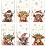 12035058 행주 주방수건 키친 디쉬 클로스 티타올 수건 자르테나AMCS... 소 겨울 눈송이 설거지 타월 18 x 28 인치 농장 동물 손 건 : 원십티모