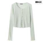 [BNX] 데일리 썸머 프릴 긴팔 가디건 (BY2CD016L0) : BNX