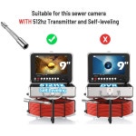 Anysun 하수구 카메라 헤드 교체 1080P HD 내장 512Hz Sonde 송신기 셀프 레벨링 모드 F5100 F958 F5860 F5890 12개 조정 가능한 LED... 