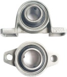 IROHOGCL 1PCS 아연 합금 베개 블록 플랜지 베어링 보어 8/10/12/15/17/20/25/30/35mm KFL08 KFL000 KFL001 KFL08 - 8mm : trenvy