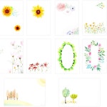 수채화 이쁜엽서 엽서 따쟁이공방 따쟁이 감성 Flower 엽서세트 10매입 캘리그라피엽서 서치생활 : 서치플레이스5