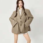 [딘트] J3165 테일러드 싱글 버튼 자켓/BE : 딘트