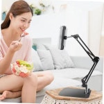 학생 직장인 인강용 탁상 자바라 태블릿 스마트폰 스탠드 거치대 홈트용 : 로라유통