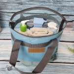 수영복 망사목욕가방 수영장 워터파크 매쉬망가방 : 하늘은하수