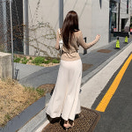 원단좋아요!! 밀로아 후들후들 밴딩롱스커트 : 미나그램