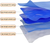 배수 밸브가 있는 수족관 수영장 양식용 물탱크 수조 강철 프레임 다기능 PVC 캔버스 임시 어항 프레임과 전망 패널이 프리미엄 유연한... 