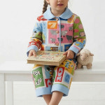 면원단 20수 패브릭천 뉴트로 키즈 팜 02156 : 선퀼트