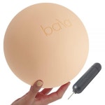 Bala 필라테스 볼 무중력 운동 공 - 바 스트레칭 근력 및 코어 트레이닝을 위한 소형 20.3cm 요가 홈 체육관 피트니스 루틴용 미니 펌프가... 