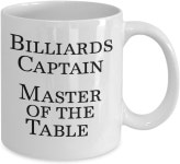 남자 당구장 테이블 머그컵 당구 선수 마스터를 위한 테마 선물 11oz White : 클레버브릿지