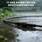 고비 야외 홍수등을 위한 DAMPET Y-스플리터 1개 여성에서 2개 남성 IP67 방수 4핀 연장 케이블 H7057 H7058 H7060 H7062 H7093 뒷마당... 