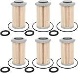 6PCS 363-5819 연료 필터 키트 캐터필라 스키드 스티어 로더 236D 257D 259D 242D 272D 279D 299D 굴착기 발전기 로더용 분리기 요소... 