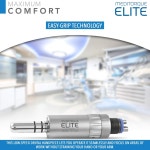 메디덴타 메디토크 엘리트 모터(25k) 25 000RPM 일정 출력의 4홀 저속 치과 핸드피스 최대 275도 오토클레이브 가능 : Darius001