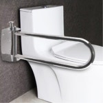 화장실 변기옆에 설치 좌측 우측 접히는 안전손잡이 요양원 어르신 예방 : 원픽트리