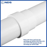NDS 3P16 PVC 어댑터 4인치 DWV/SCH40 허브 X S&D 용매-용접 연결용 및 하수 배수 파이프와 함께 사용 흰색 : 캐롯하우스