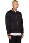 [프레드페리]Black J4851 Tennis Bomber Jacket 231719M180002 : 런던뷰티케어