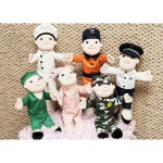 직업 놀이 역할 인형극 세트 교구 누리 학예회 어린이집 손인형 유치원 구연동화 6종 : 위드루미02