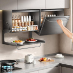 스낵 상품 철제 수납용 편의점 PC방 과자 거치대 클래식 건메탈그레이 접착제 : 넘버원웍스