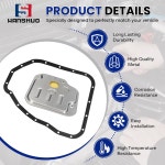2007-2008 현대 엘란트라 기아 스펙트라 스펙트라5용 자동 변속기 필터 오일 팬 개스킷 키트 46321-23000 31728AA141 핏 : 이음글로벌상사