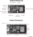 웨이브셰어 ESP32-H2 마이크로컨트롤러 96MHz 프로세서 ESP32-H2-MINI-1-N4 모듈 4MB 플래시에 내장 사전 판매된 헤더로 BLE/Zigbee... 
