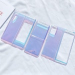 bob 갤럭시z시리즈 은하수 홀로그램 젤하드 케이스 z flip fold 제트플립1 폴드3 2 : 바리샵-