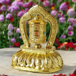 오컬트 소품 펜타그램 마법진 장식 인테리어 태양광 티베트 기도 바퀴 자동차 장식품 불교 경전 영적 : 루룰상회