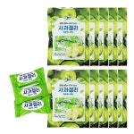 미성식품 사과 젤리 170g 10개 젤리간식 향긋한 애플 간식 어린이용 : 모민스토어