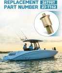 267987 InLine Fuel Filter Fits for Kohler Generator 8E 0E 25E GR4 Version 4EF 5E 6EF 73E 4EFCD 5ECD : 정무
