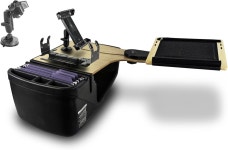 마운트 및 흡입 전화 마운트가 있는 차량 워크스테이션 모바일 오피스용 책상 뒷좌석 왼쪽 사이드 카 데스크에 도달합니다 : 스윗익스프레스