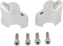 핸들바 라이저 모터사이클 피크 랠리 S용 피크용 멀티스트라다 V4용 브래킷 클램프 장착 : 글로퀵마켓