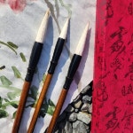 입문자 서예 연습 붓 세 자루 한글 한자 글씨 쓰기 문방사우 전통 서법 학습 : 스몰띵슈