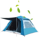 JOMRTS 성인 비치 텐트 2인치 접이식 USB 태양광 팬 라이트 야외 여행용 선쉐이드 캐노피는 2명의 윈도를 수용 : 젤블어반