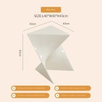 Fullove 크리 에이 티브 작은 커피 테이블 현대 간단한 아파트 코너 테이블 인터넷 연예인 디자이너 기하학적 소파 사이드 테이블 : 모리슨의 가게