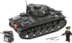 COBI 역사 컬렉션 제2차 세계대전 판저캠프바겐 II Ausf. F 탱크 빌딩 세트 813개 : 라엘로s
