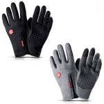 겨울 터치스크린 방한장갑 야외운동 조깅 등산 라이딩 네오프렌 손보호 방풍 : 영신물산
