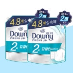 다우니 액체 세탁세제 2.2L 실내건조 2X 딥클린 리필 2개입 : 데일릭스