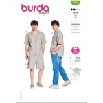 12217991 재봉 패턴 공예 취미용 Burda Style 5640 미세스 셔츠와 쇼츠용 봉제 : 신우공삼