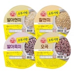 오뚜기 잡곡밥 발아현미3 찰현미3 흑미3 오곡3 총12개 210g 12개 식사 외식 분식 집밥 혼밥 일식 : 달콤상회02