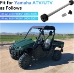 야마하 코뿔소 450 660 YXR45F YXR66F 2004-2009 5UG-G6172-00-00 5KM-46126-00 90501-200A0-00용 MATI 후방 프로펠러 : 포앵제로